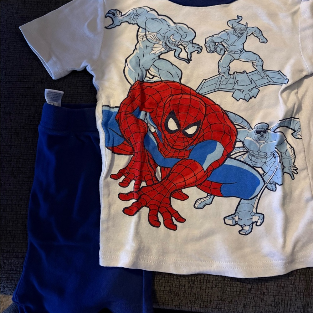 Spider-Man Graphic Tee and Shorts Set